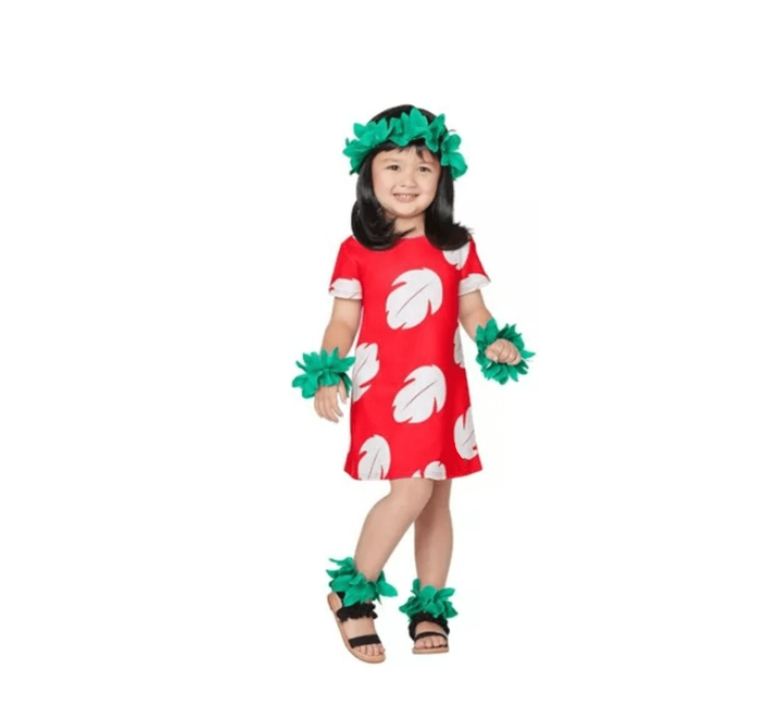 Cosplay - Traje Hawaiana - Disfraz Lilo y Stich Vestido - Disfraces para Niñas