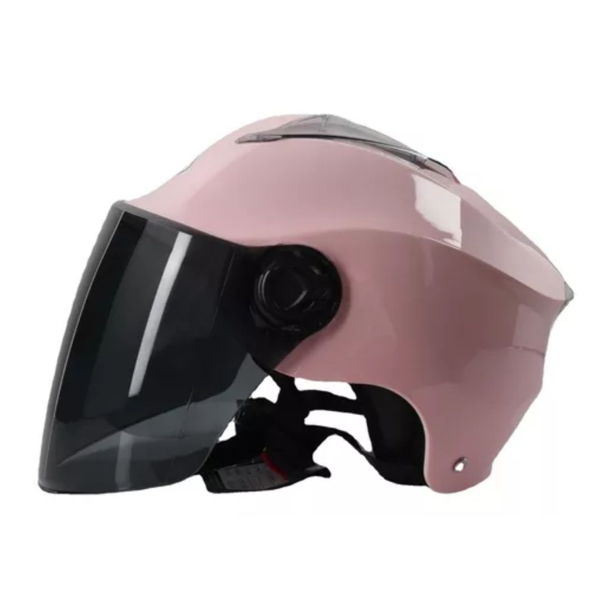 Casco De Motocicleta Eléctrica Para Mujer rosa