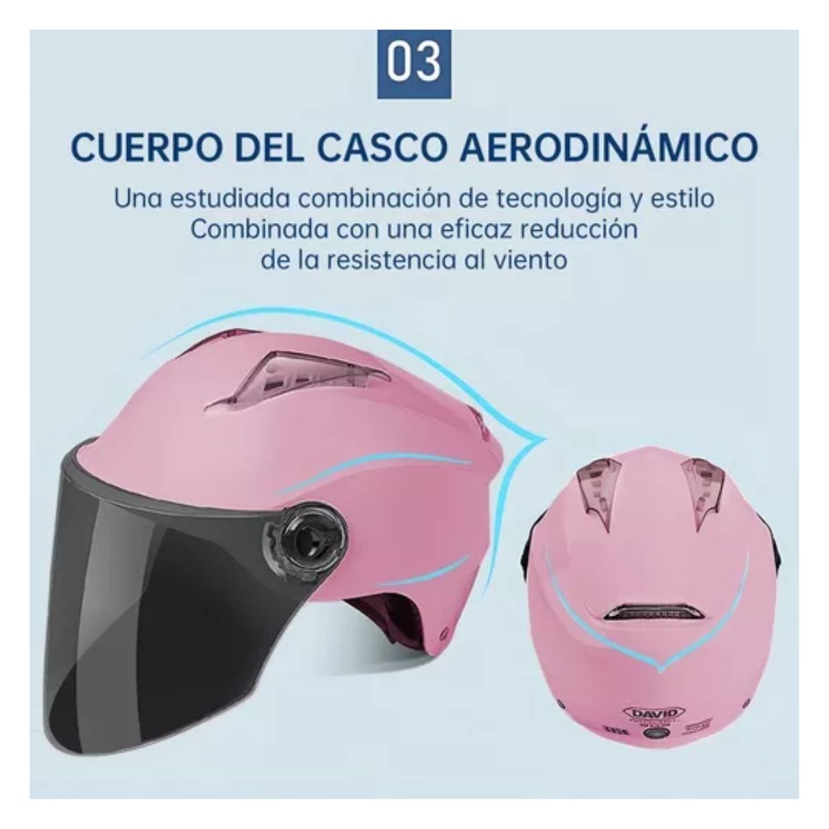 Casco De Motocicleta Eléctrica Para Mujer rosa