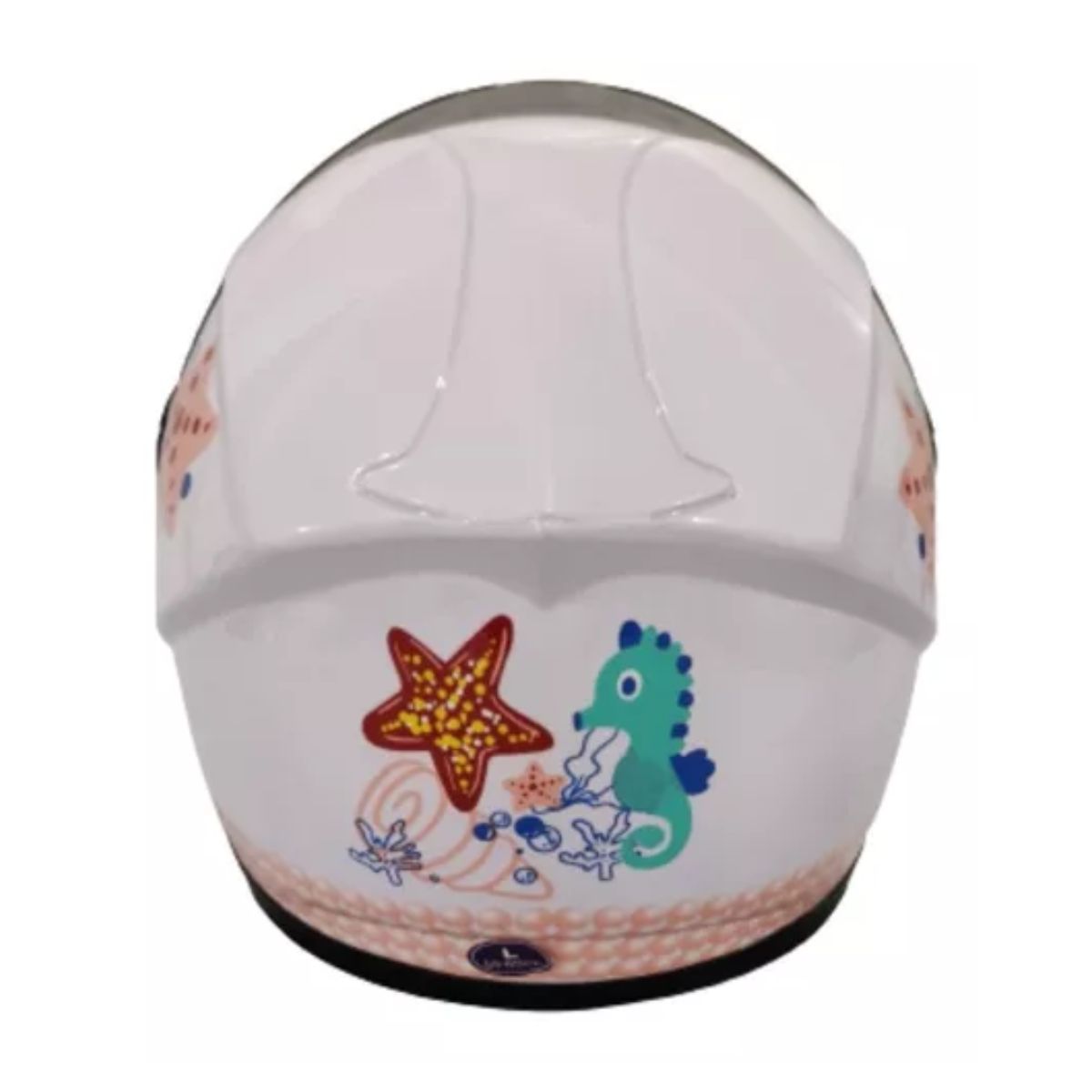 Casco Cerrado Para Niña Blanco Brillante Alessia Cas-inf-026 blanco