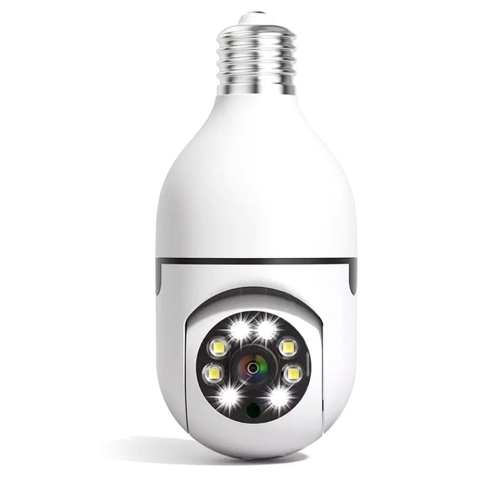 Cámara Vigilancia Wifi Foco Hd 360 grados Exterior/interior+socket