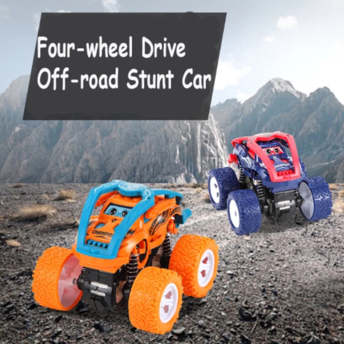 Camión Monster Truck Coche De Fricción Juguete 3pz