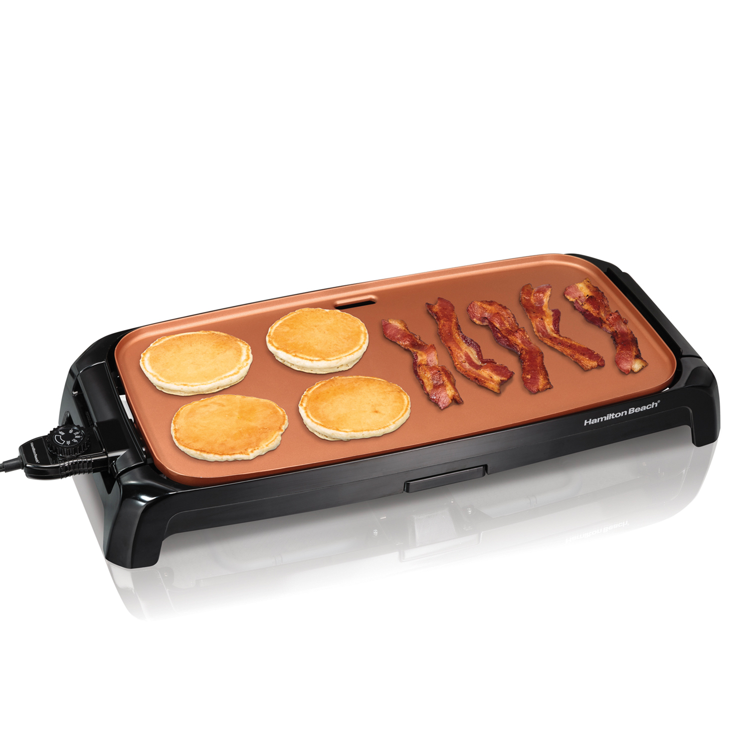 Parrilla Eléctrica Hamilton Beach 38519RK Antiadherente Negra 