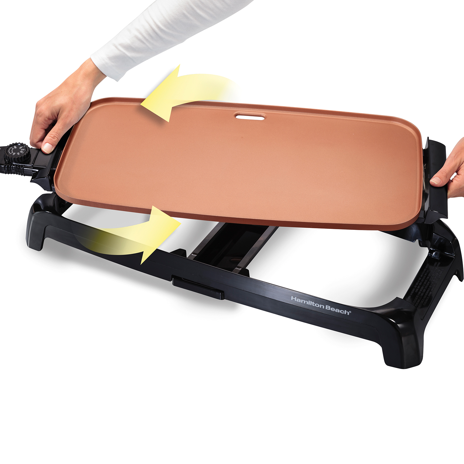 Parrilla Eléctrica Hamilton Beach 38519RK Antiadherente Negra 