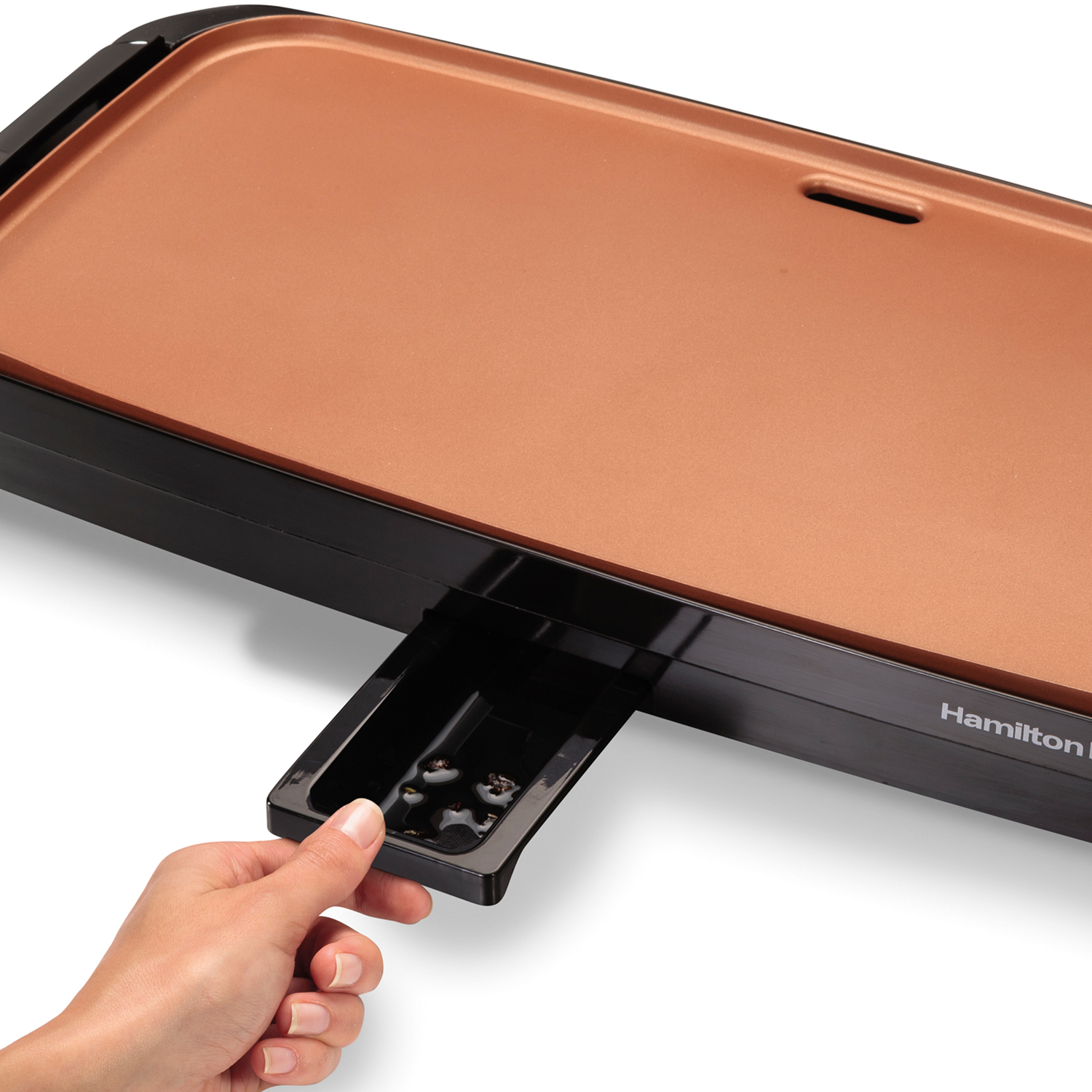 Parrilla Eléctrica Hamilton Beach 38519RK Antiadherente Negra 