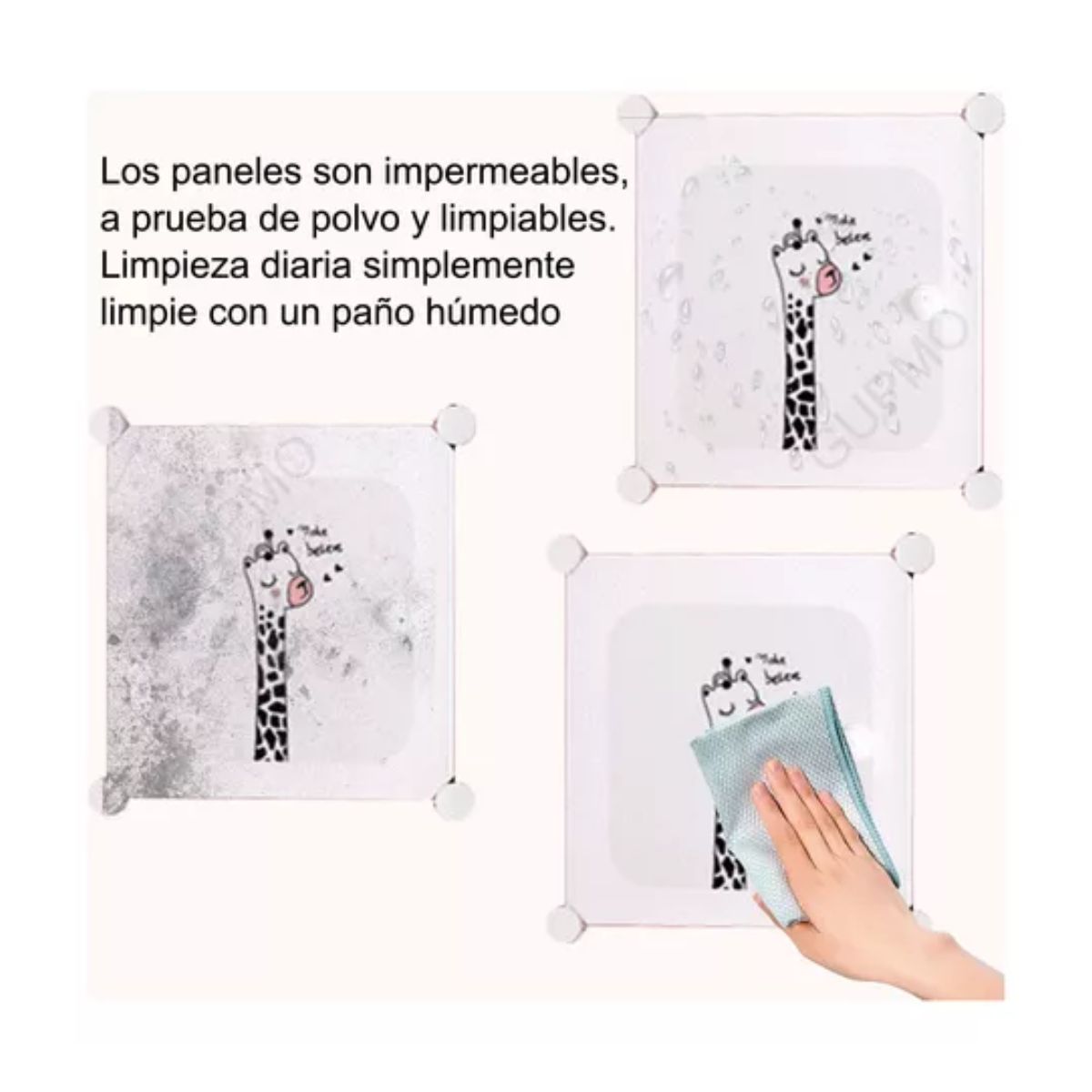 Closet Armario Portátil Closet Recamara Organizado 15 Puerta ROSA