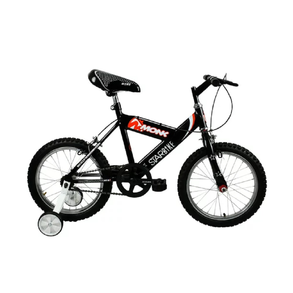 Bicicleta Monk Rodada 16 Starbiker 1 velocidad niño y niña