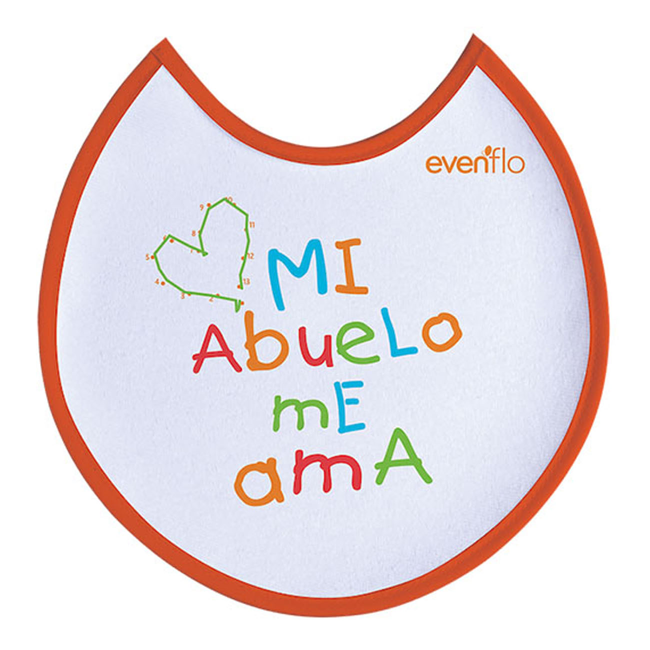 Baberos Evenflo Frases CH Paquete 3 piezas