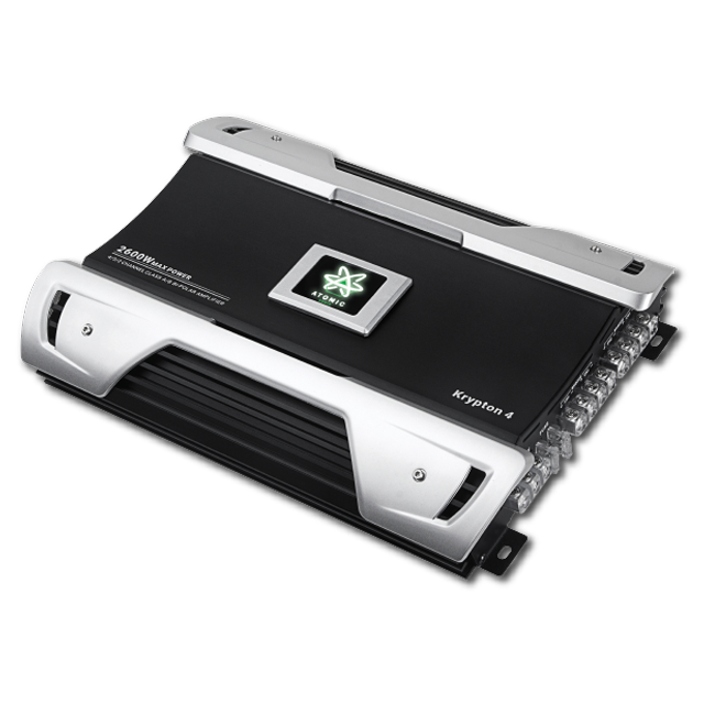 Amplificador 4 Canales Atomic Audio KRYPTON4 2600 Watts Clase AB 2 Ohms.