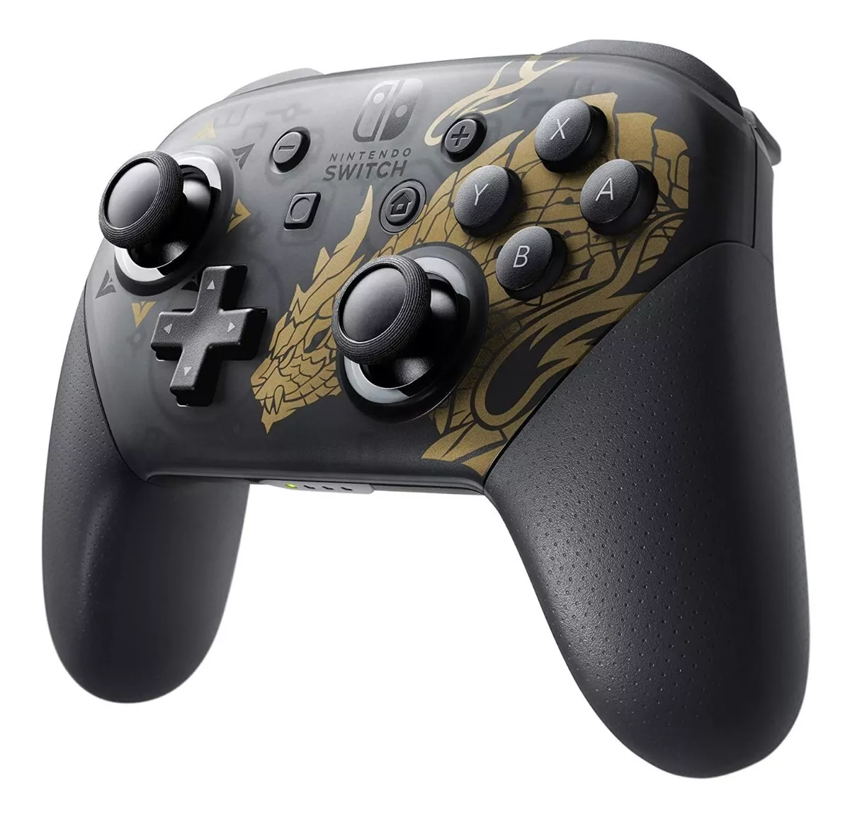Control Nintendo Switch Pro Amiibos Monster Hunter Rise (Original Japones) - Inalambrico