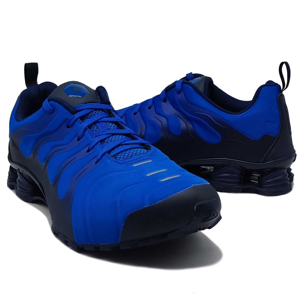 Tenis Pirma 4028 Azul Negro Hombre Deportivos Ejercicio.