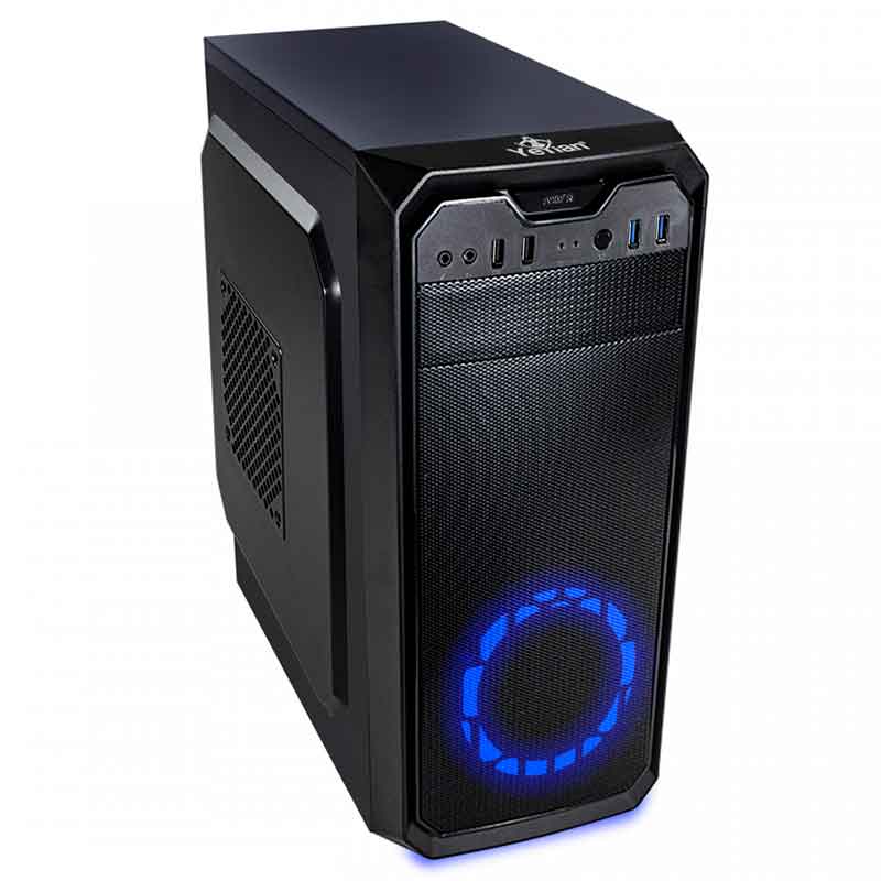 Gabinete Yeyian Stahl 900, Midi-Tower, ATX/Micro-ATX, USB 2.0, sin Fuente, 1 Ventilador LED Instalado, Negro