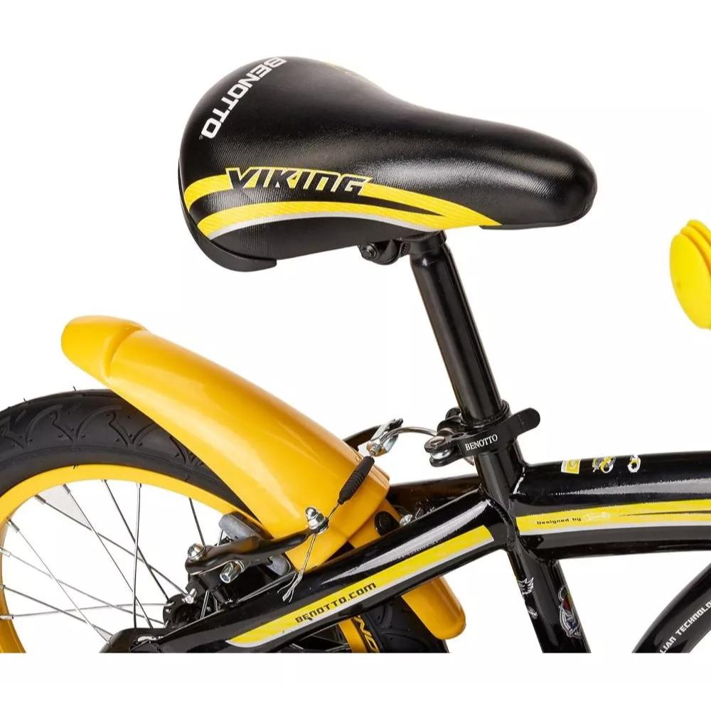 Bicicleta Benotto Viking R16 1V Ruedas Laterales Negro