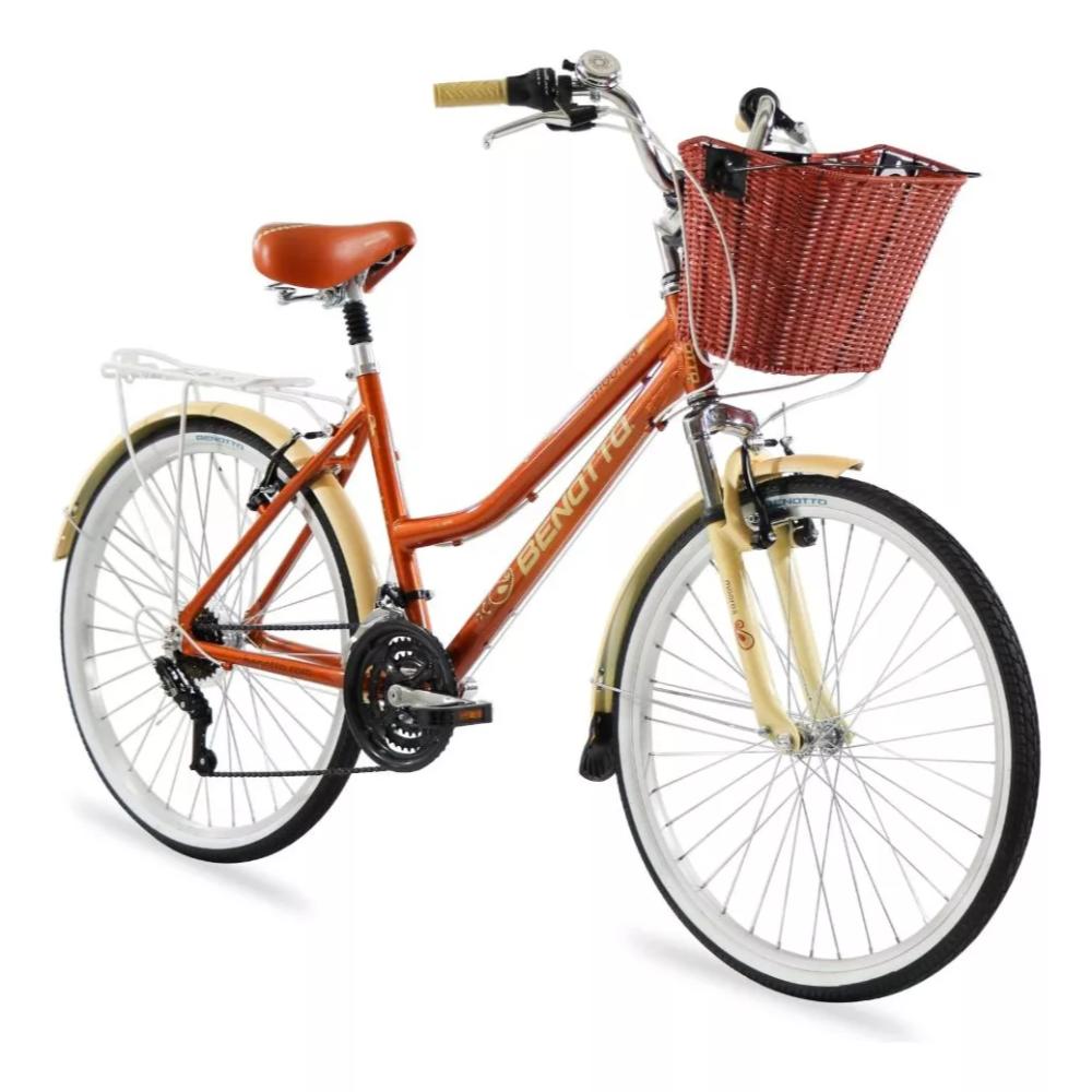 Bicicleta Benotto Moorea Alum Fs R24 21v Dama Terracota