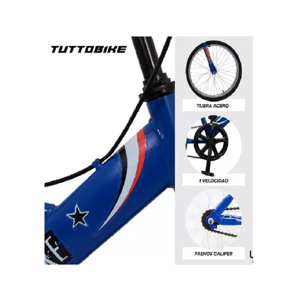 BICICLETA  STARBIKE Rodada 20 1 Velocidad 