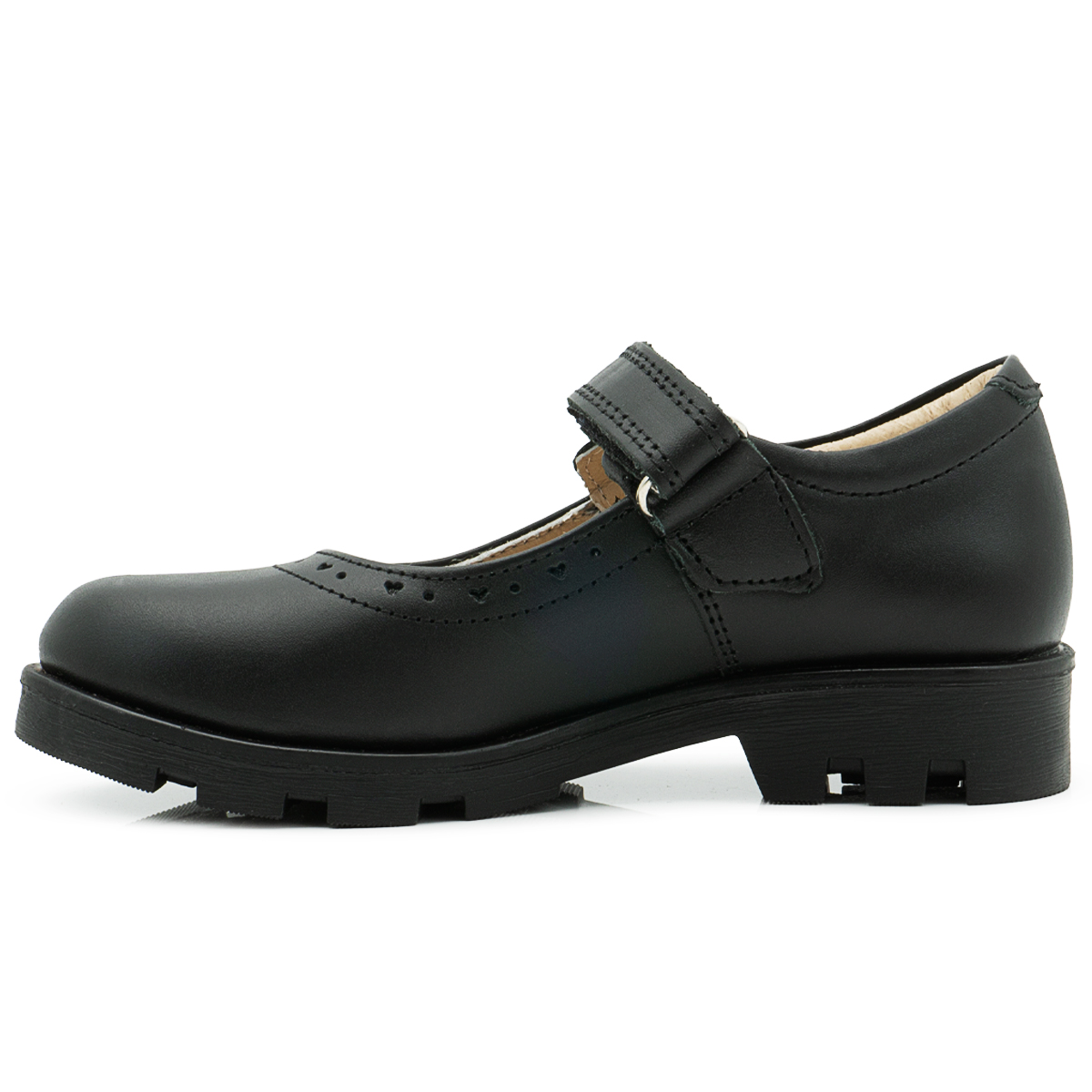 Zapatos Escolares Casuales Dama Piel Dogi Negro 22-26 