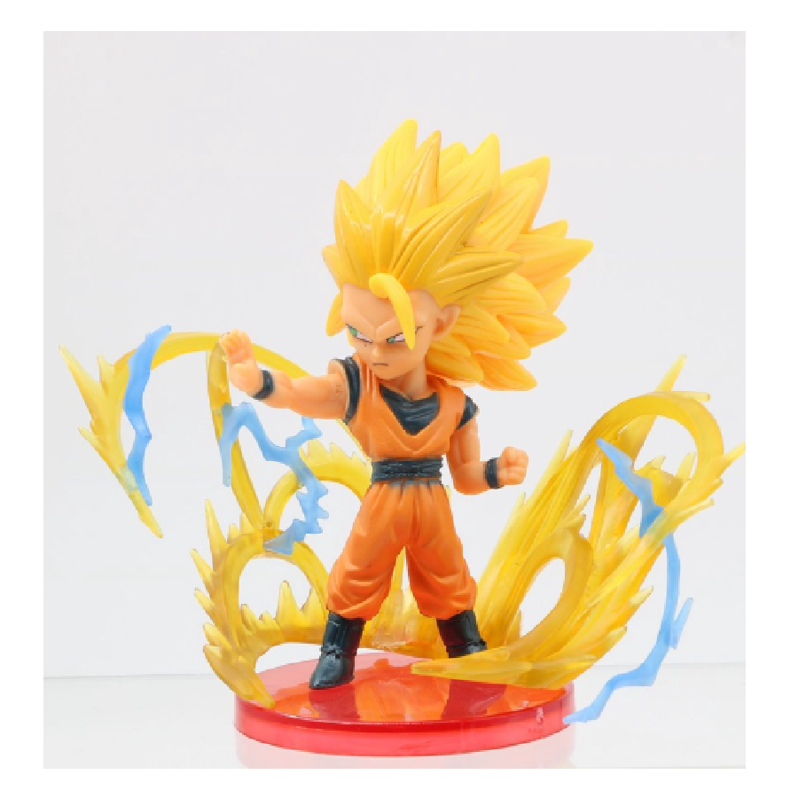 Kit 9 Figuras de Dragon Ball Z Juguetes de Super Saiyan, Son Goku, Gohan, Vegeta, Gogeta, Freezer, Black Goku, Broly