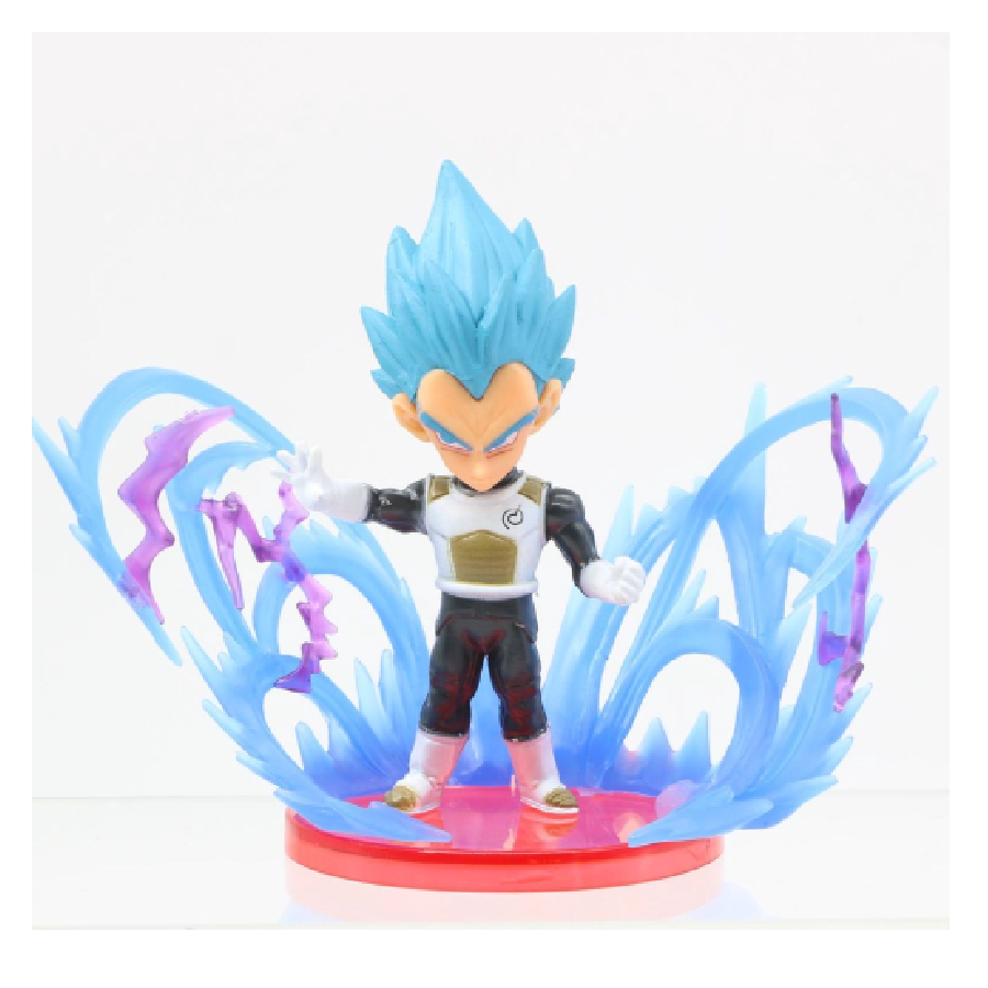 Kit 9 Figuras de Dragon Ball Z Juguetes de Super Saiyan, Son Goku, Gohan, Vegeta, Gogeta, Freezer, Black Goku, Broly