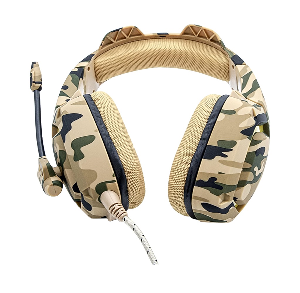 Audífonos Gamer Force S3000, Alámbrico, 2.2 Metros, 3.5mm Yeyian Camuflaje