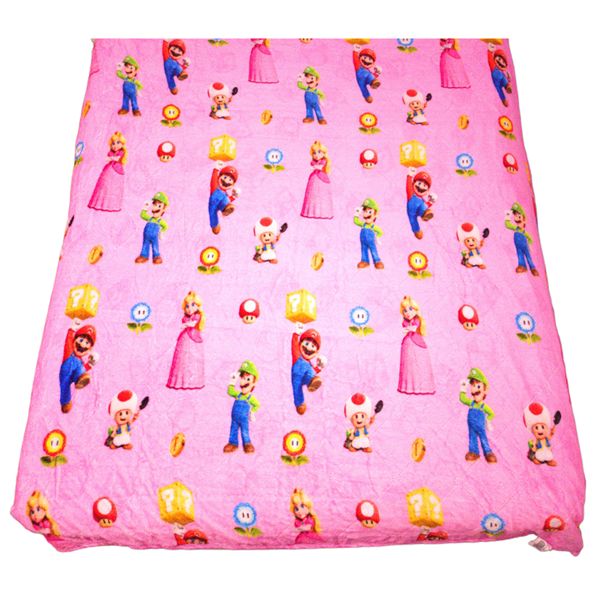 Cobertor matrimonial Princesa Peach.