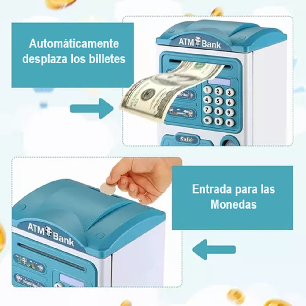 Alcancia electronica con huella digital