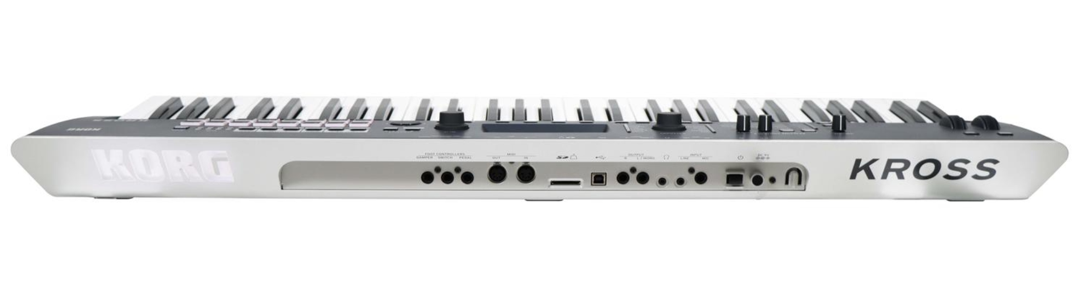 Korg Kross 2 61 Teclas Sintetizador Workstation Negro Plata