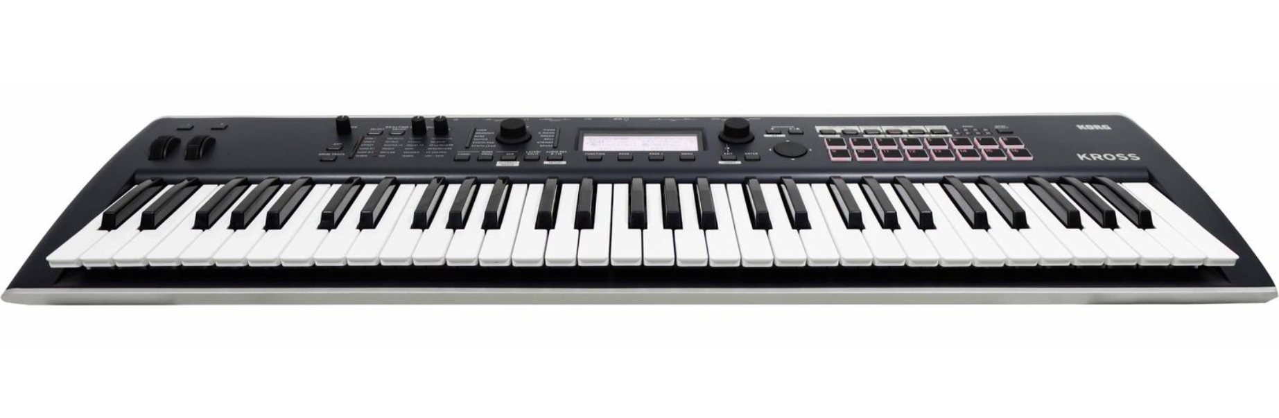 Korg Kross 2 61 Teclas Sintetizador Workstation Negro Plata