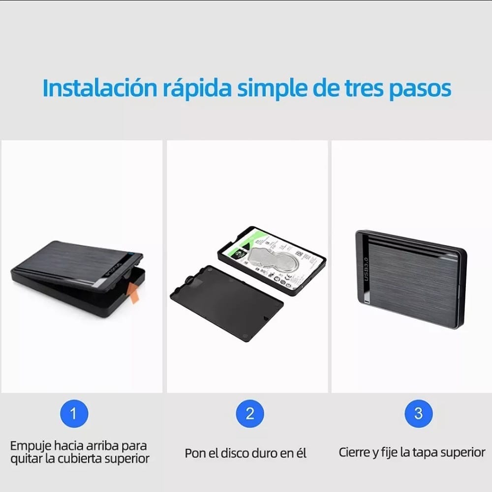 Gabinete Carcasa Disco Duro Externo Usb 3 Sata 2.5 Adata