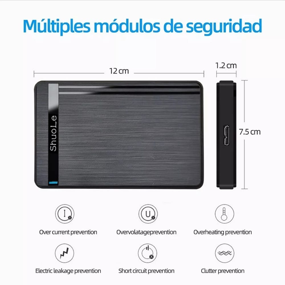 Gabinete Carcasa Disco Duro Externo Usb 3 Sata 2.5 Adata