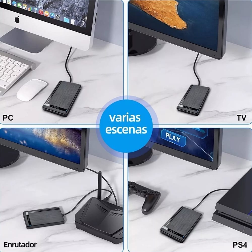 Gabinete Carcasa Disco Duro Externo Usb 3 Sata 2.5 Adata