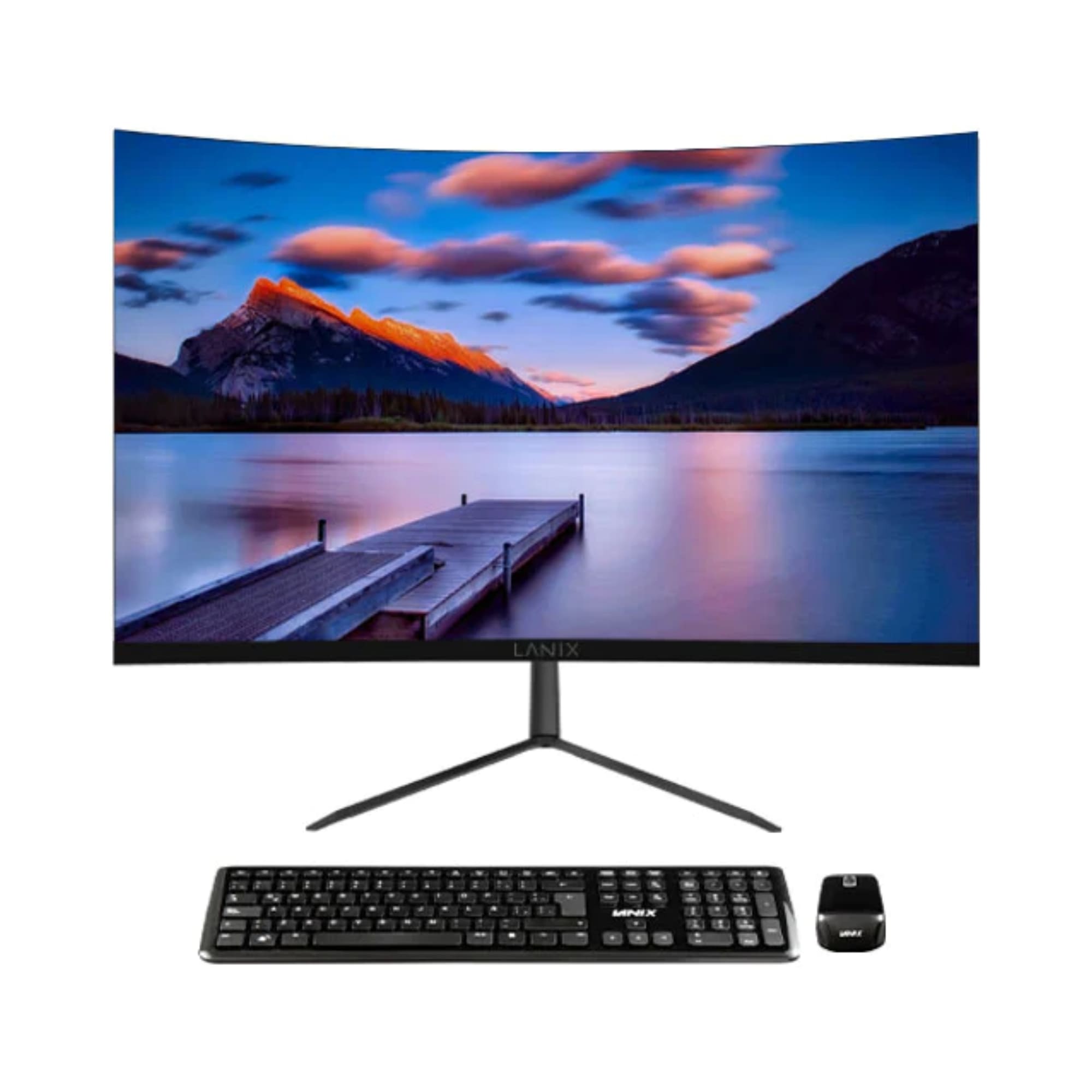 All in One Lanix X240 de 23.8'' Curvo, Intel Core i3-1115G4, 8 GB RAM, 256 GB SSD, Windows 11 Pro