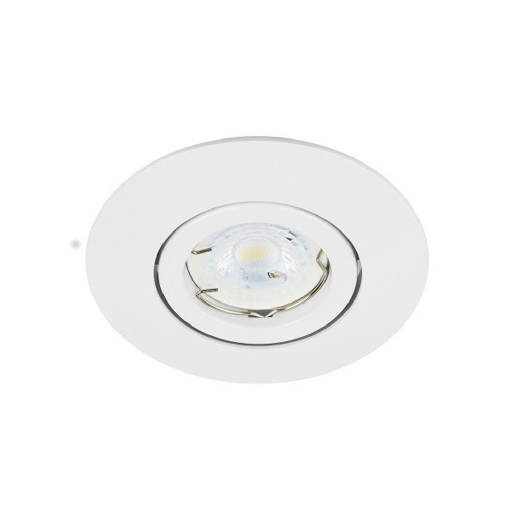 Tecnolite - Lámpara de Techo Dirigible Para Empotrar Downlight, en Color Blanco, Material: Aluminio YD-360/B
