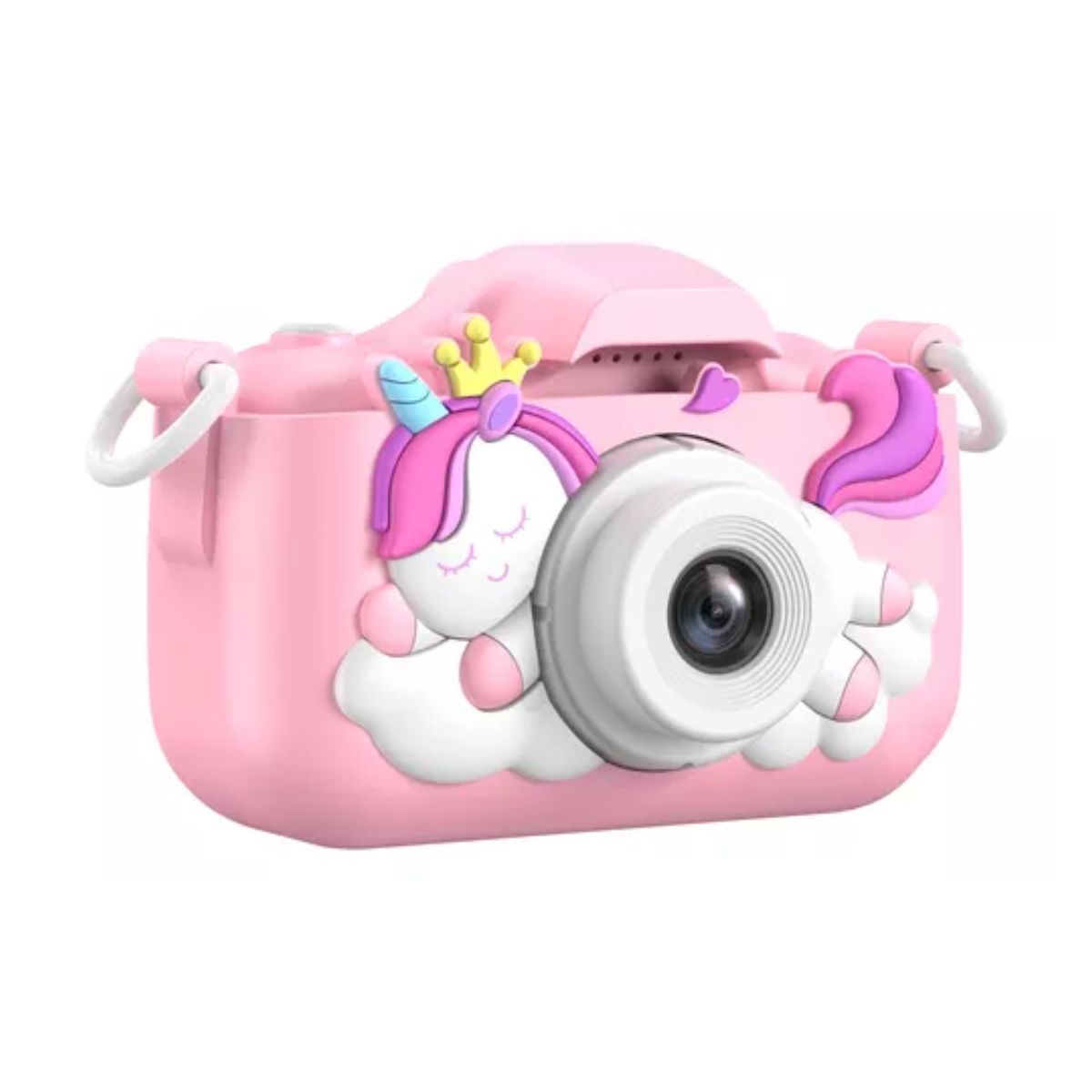 Cámara Digital Hd De Doble Lente 1080p Para Niños 32gb rosa