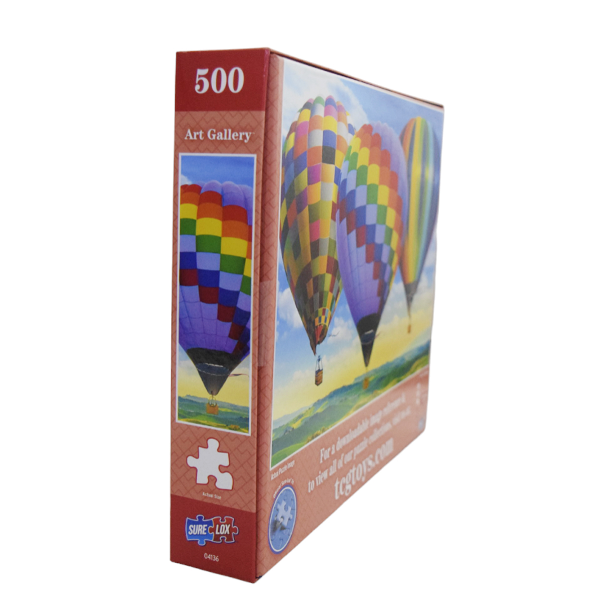Rompecabezas de 500 Piezas Diseño Globos Aerostáticos.