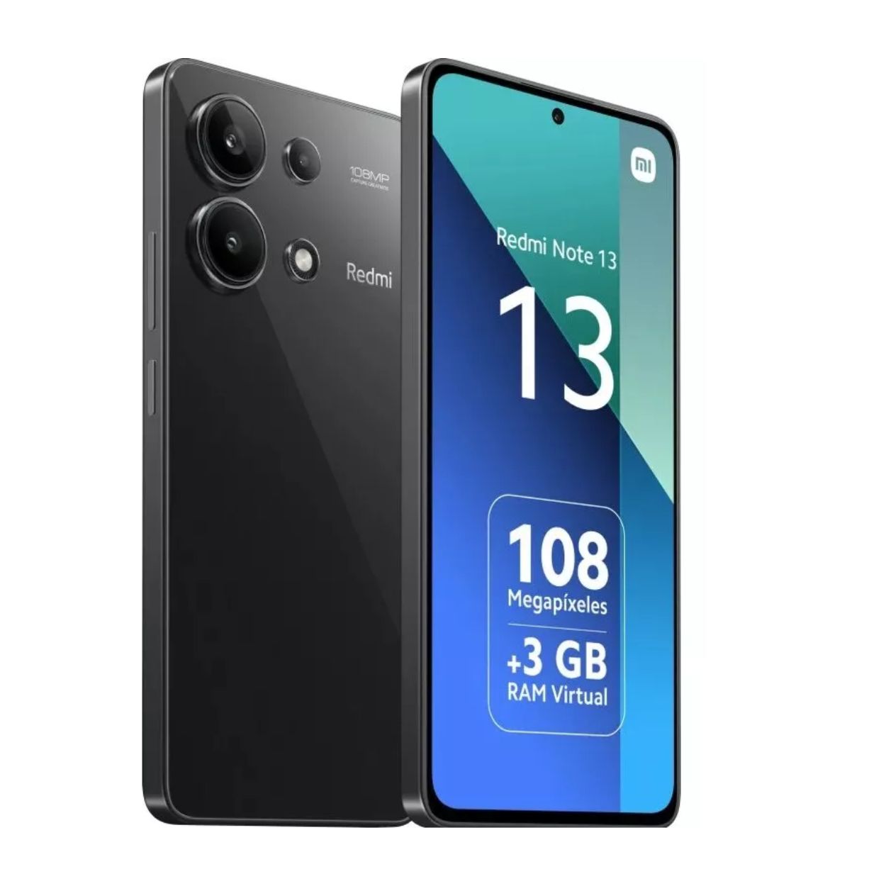 CELULAR Xiaomi Redmi Note 13 6.67" Dual Sim, 256GB, 8GB RAM, AZUL Y VERDE LIBERADO