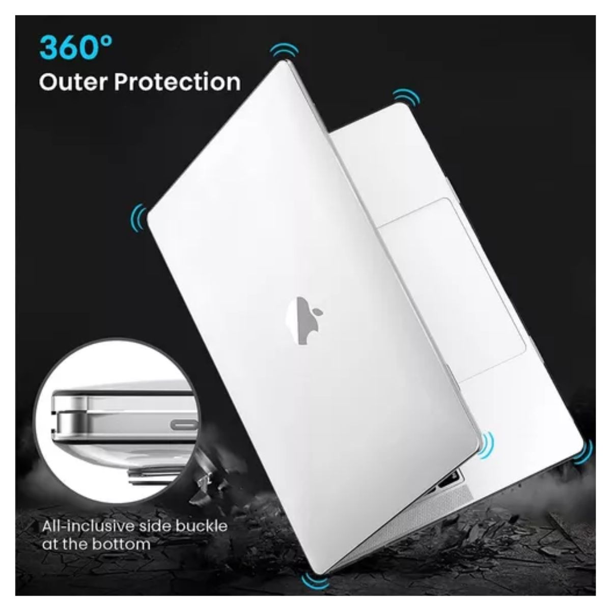 Funda Carcasa Para Macbook Pro 13 A2338/a1708/a2251 M1 M2 transparente
