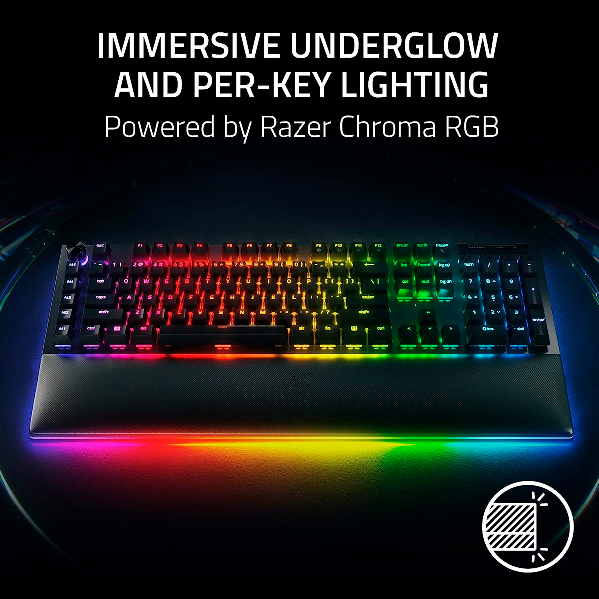 Teclado Mecanico Gamer BlackWidow V4 Switch Verde US Reacondicionado Tipo A