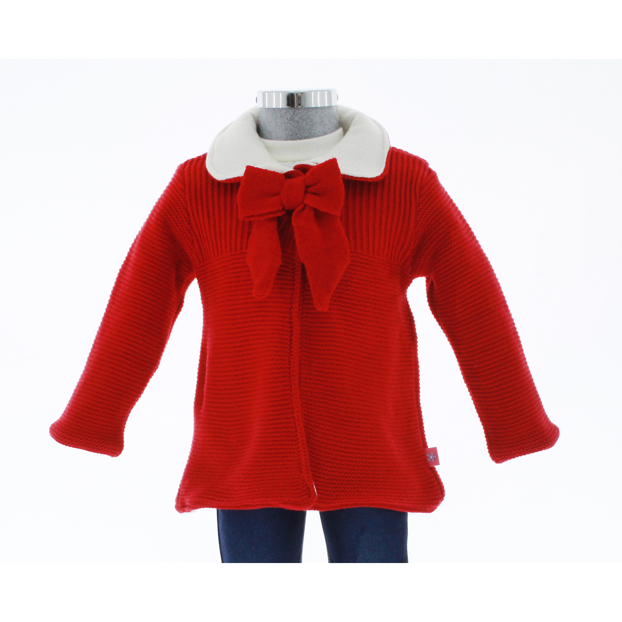 Abrigo Rojo para Niña Forrado 3644 1 A 8 Años