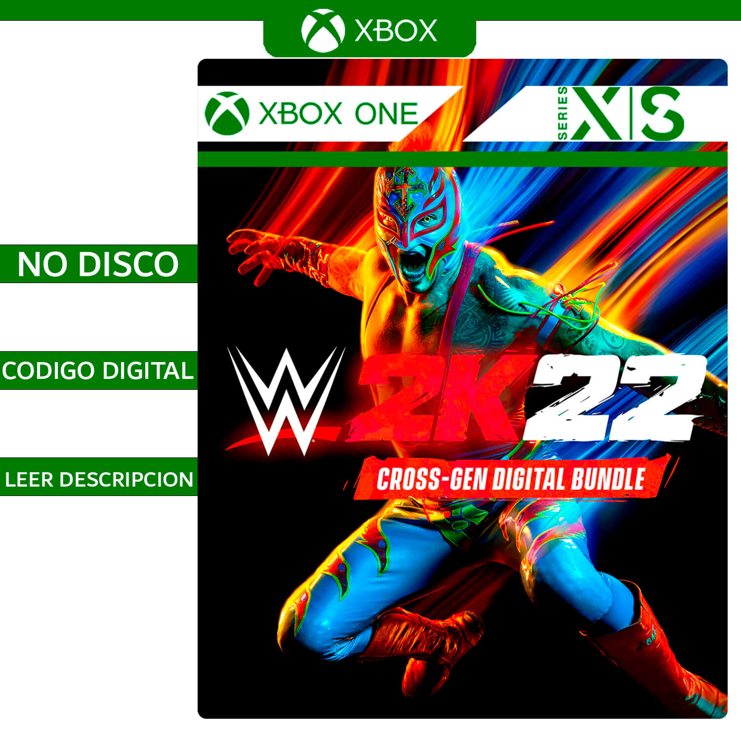 Lote digital Cross-Gen de WWE 2K22 - Codigo Digital - Leer Descripcion