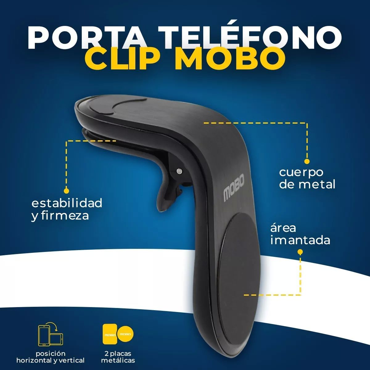 Soporte Magnético Para Auto Porta Celular Mobo.