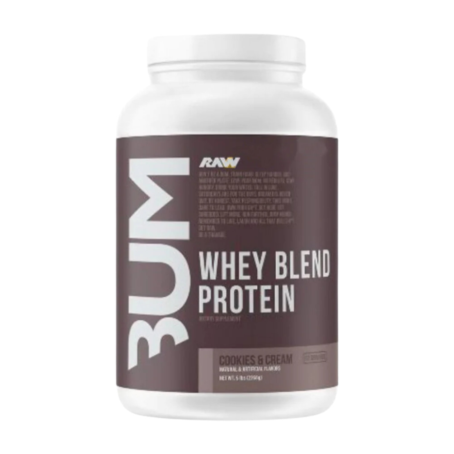 Proteina Raw CBUM  Whey Blend Protein 5lbs 67 Serv. - Chocolate