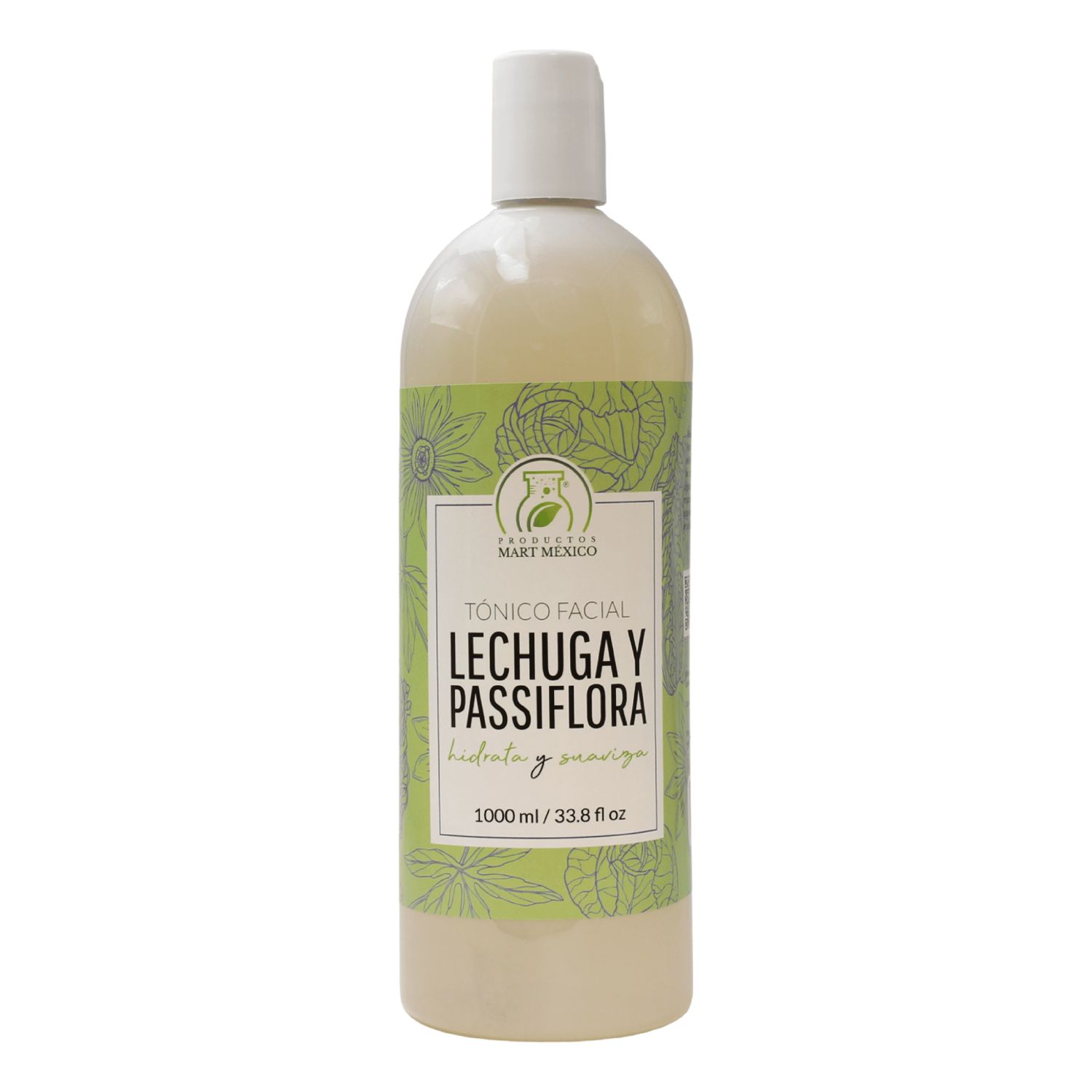 Tónico Facial Lechuga & Pasiflora Hidratante (1 Litro)