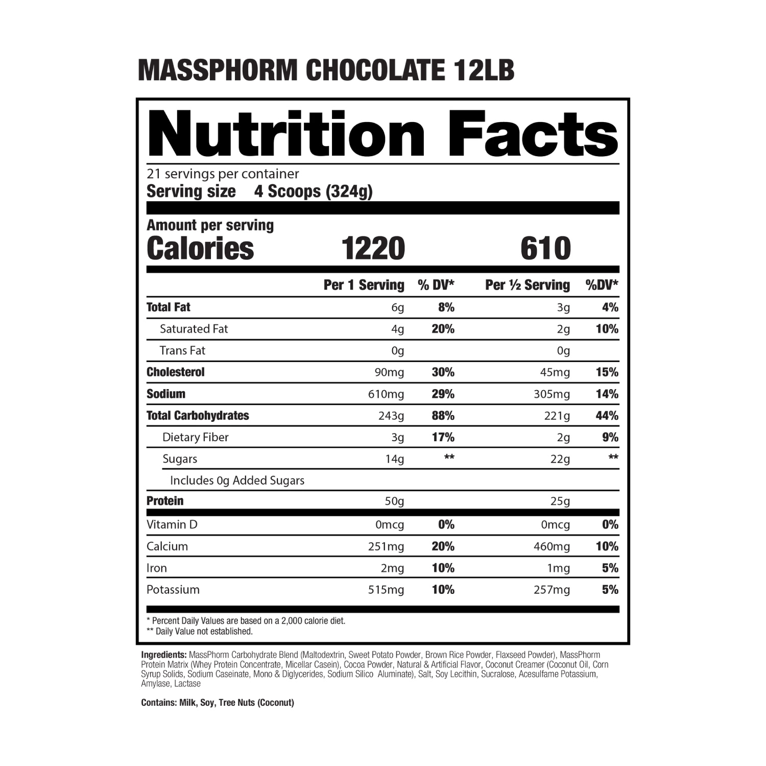 Ganador Dragon Pharma Mass Phorm 12 lbs 20 Serv..