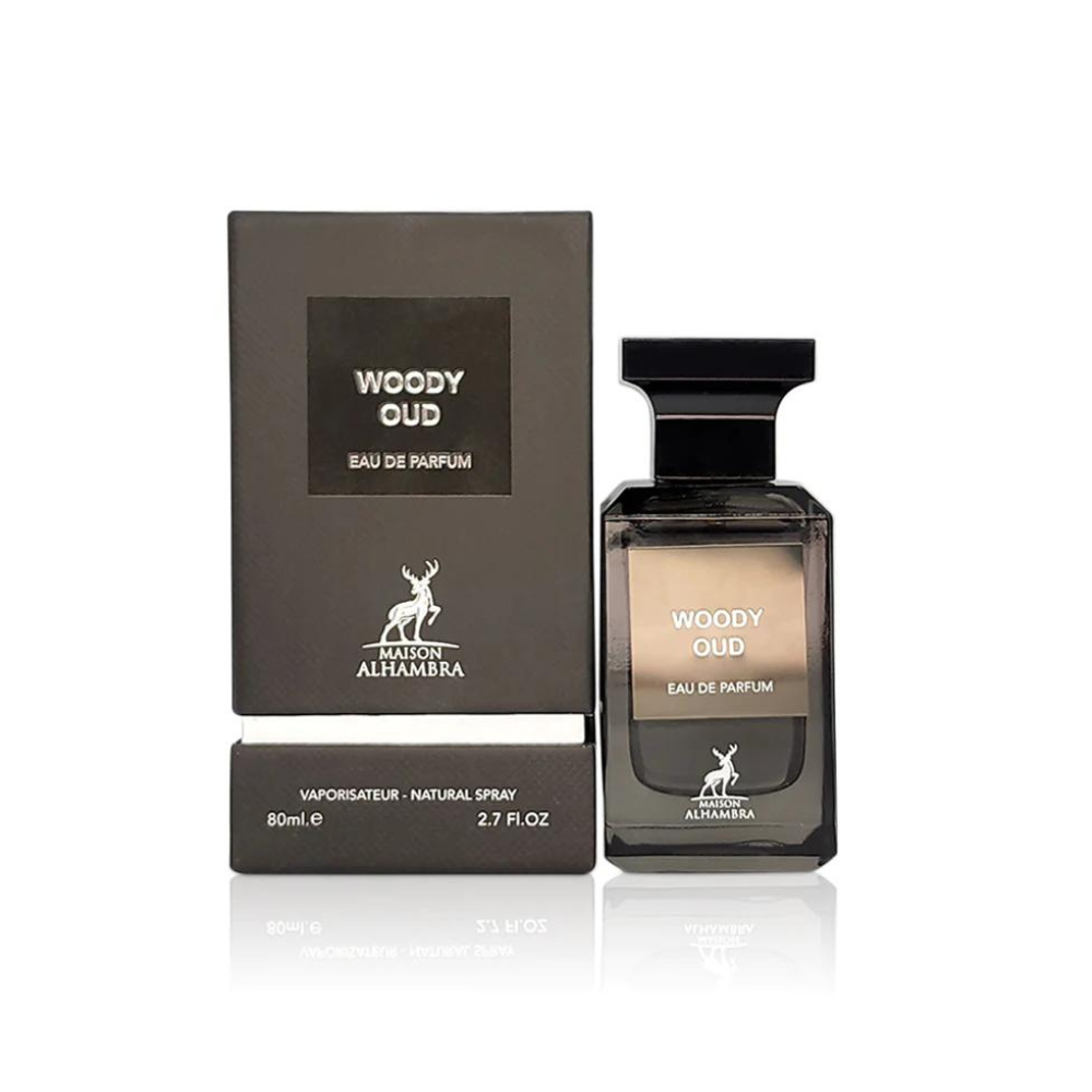 Perfume Maison Alhambra Woody Oud 80ml Unisex Edp