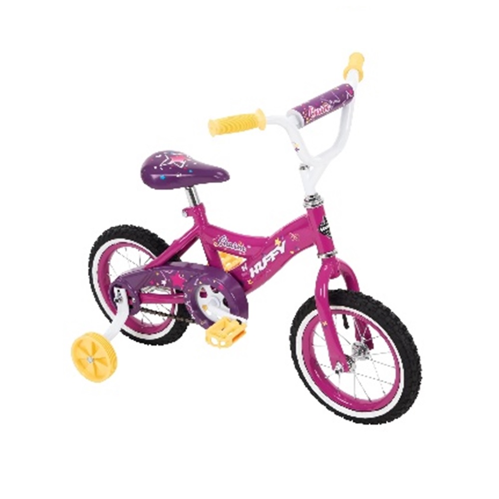Bicicleta Infantil R12 Freno Pedal Charm Rosa Huffy