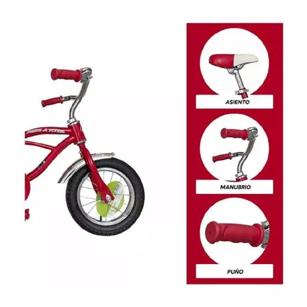 Bicicleta Radio Flyer Cruiser R12
