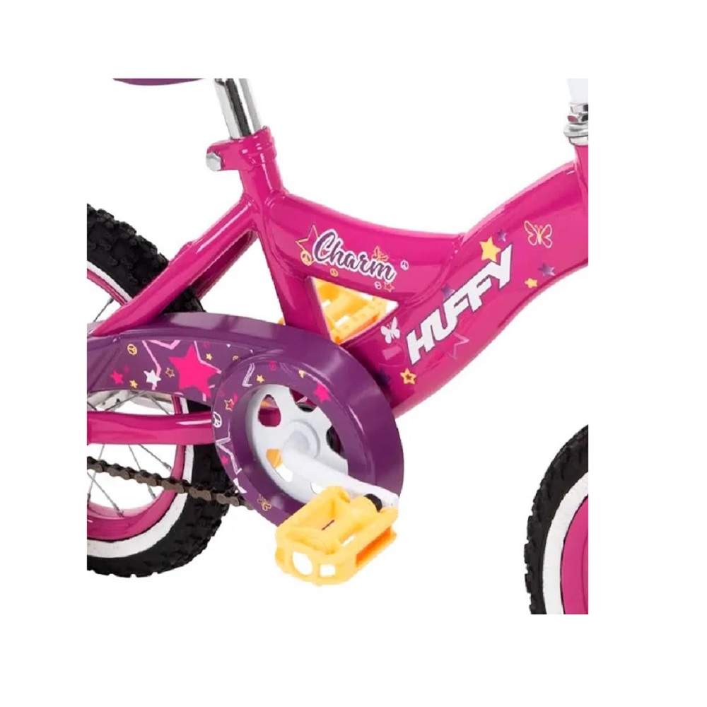 Bicicleta Infantil R12 Freno Pedal Charm Rosa Huffy