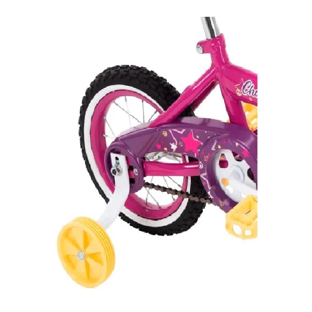 Bicicleta Infantil R12 Freno Pedal Charm Rosa Huffy