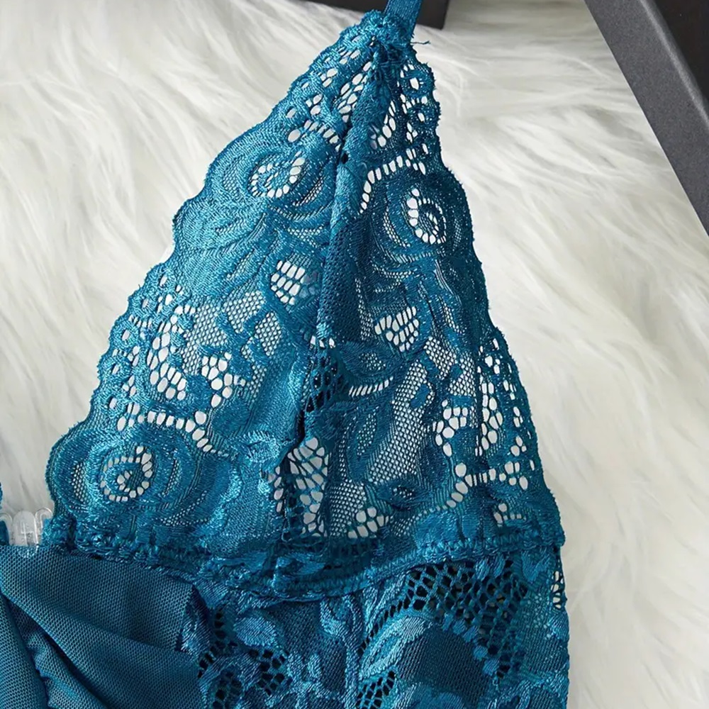 Conjunto lenceria con encaje pijama