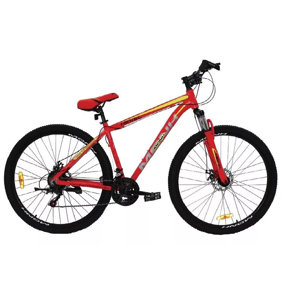 Bicicleta Montaña Rodada 29 21 Velocidades Monk Hekel Color Naranja Tamaño del cuadro Único